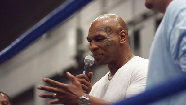 A Russian-language version of the retired US boxer Mike Tyson’s biographical book “Tyson: Undisputed Truth” has been presented in one the capital’s fitness clubs. Though not present himself, Tyson sent a video address to the future readers. - Sputnik International