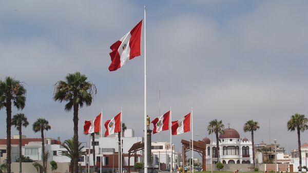 La Punta, Lima, Peru. Flags - Sputnik International