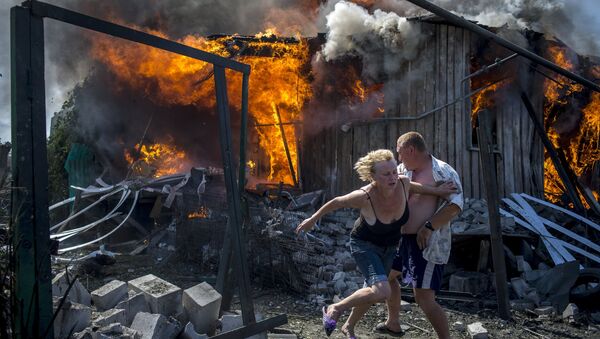 The Black Days of Ukraine photo made by Rossiya Segodnya’s special photo correspondent Valery Melnikov. - Sputnik International
