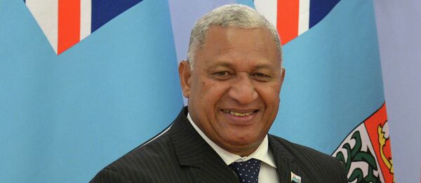 Fiji's leader Frank Bainimarama has been democratically re-elected, with his party Fiji First receiving 59% majority in the country’s parliament. Fiji's leader Frank Bainimarama has been democratically re-elected, with his party Fiji First receiving 59% majority in the country’s parliament. - Sputnik International