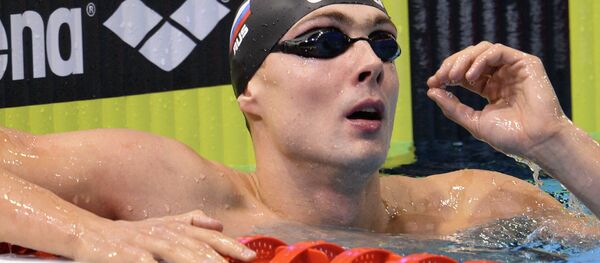 In the 100-meter freestyle final, Sergei Fesikov out-touched German swimmer Steffen Diebler by 0.11 split seconds. In the 100-meter freestyle final, Sergei Fesikov out-touched German swimmer Steffen Diebler by 0.11 split seconds. - Sputnik International