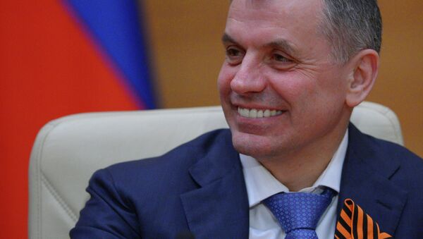 Chairman of the State Council of the Republic of Crimea Vladimir Konstantinov - Sputnik International