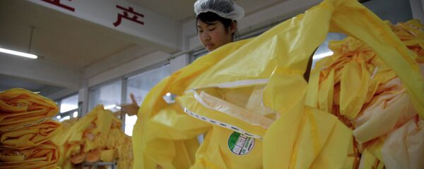 The construction of a Chinese medical center to treat Ebola patients in Liberia has been completed. The construction of a Chinese medical center to treat Ebola patients in Liberia has been completed. - Sputnik International