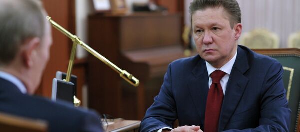 Vladimir Putin meets with Alexei Miller - Sputnik International