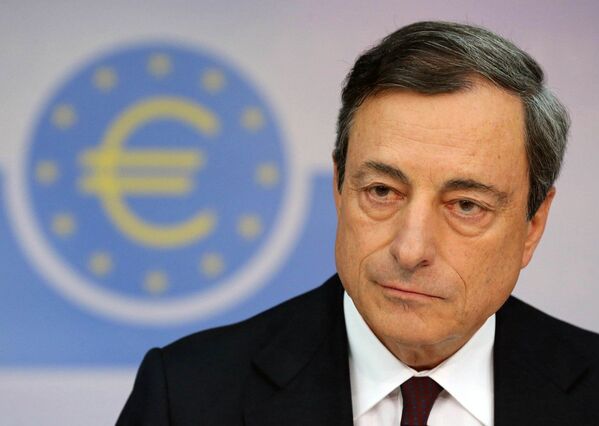 The European Central Bank (ECB) president Mario Draghi - Sputnik International