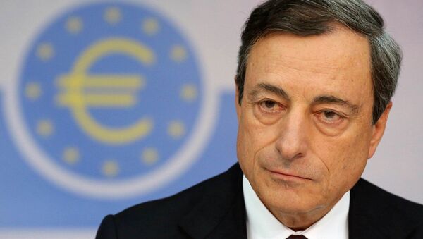 The European Central Bank (ECB) president Mario Draghi - Sputnik International