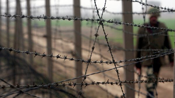 The border between India and Pakistan in Suchetgar area - Sputnik International