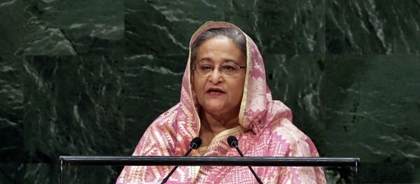 Prime Minister Sheikh Hasina, of Bangladesh, addresses the 69th session of the United Nations General Assembly, at U.N. headquarters - Sputnik International
