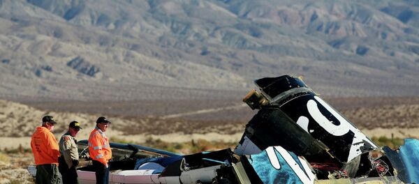 The suborbital spaceplane SpaceShipTwo crashed during a test flight in the United States after a serious anomaly. The suborbital spaceplane SpaceShipTwo crashed during a test flight in the United States after a serious anomaly. - Sputnik International