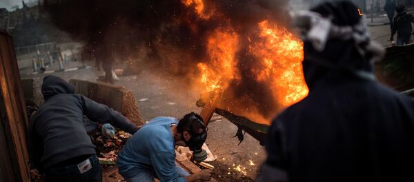 Clashes between Palestinians and the police - Sputnik International