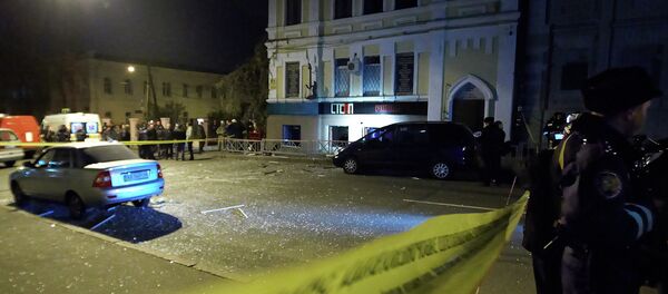 Explosion in Kharkiv pup Explosion in Kharkiv pup - Sputnik International