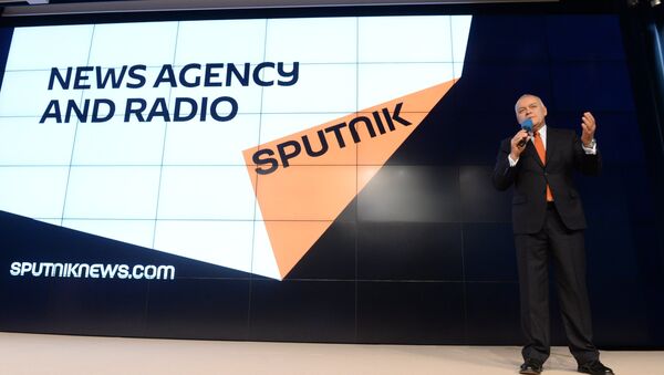 Dmitry Kiselev presented new media brand Sputnik - Sputnik International