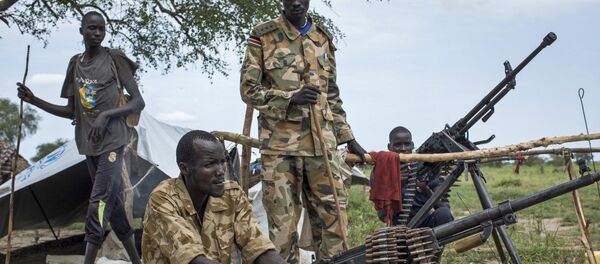Rebel soldiers in South Sudan. Rebel soldiers in South Sudan. - Sputnik International