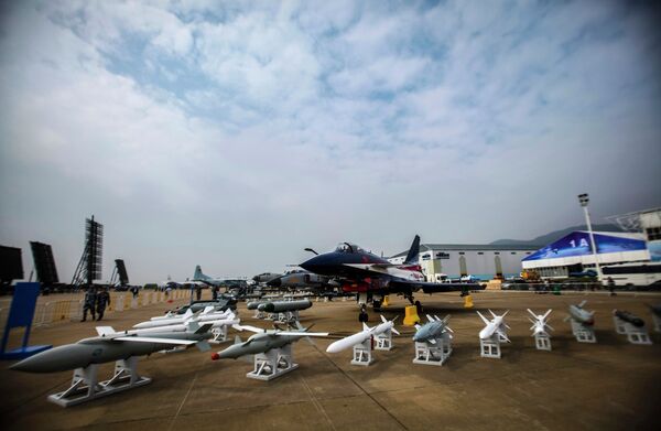 The J-10 at a Chinese airshow. File photo The J-10 at a Chinese airshow. File photo - Sputnik International