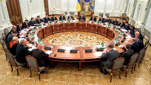 Meeting of the Ukrainian National Security and Defense Council - Sputnik International