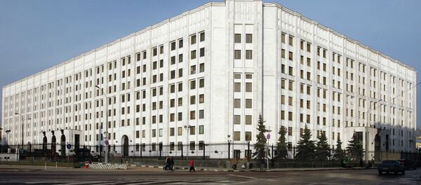 The Russian Defense Ministry building in Arbatskaya Square in Moscow - Sputnik International