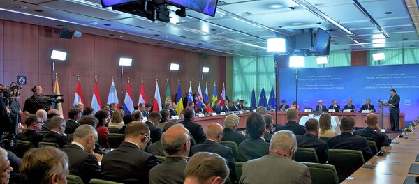 Signature ceremony of the Association Agreements between the EU and Moldova Signature ceremony of the Association Agreements between the EU and Moldova - Sputnik International