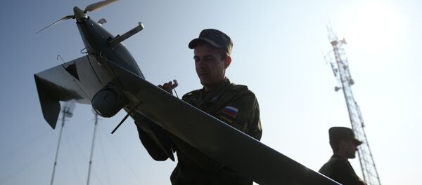 Launch of Zastava UAV during an exercise in missile strike and artillery fire control at the Chebarkul firing range of the Central Military District in the Chelyabinsk Region. Launch of Zastava UAV during an exercise in missile strike and artillery fire control at the Chebarkul firing range of the Central Military District in the Chelyabinsk Region. - Sputnik International