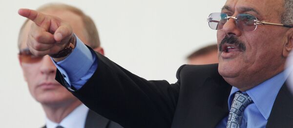 Former President of Yemen Ali Abdullah Saleh called for parliamentary and presidential elections to pull the country out of its current political crisis in a letter sent to acting President Abd Rabbuh Mansur Hadi on Wednesday. Former President of Yemen Ali Abdullah Saleh called for parliamentary and presidential elections to pull the country out of its current political crisis in a letter sent to acting President Abd Rabbuh Mansur Hadi on Wednesday. - Sputnik International