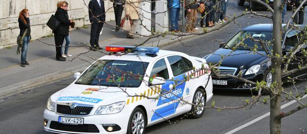 Hungarian Police Car Hungarian Police Car - Sputnik International