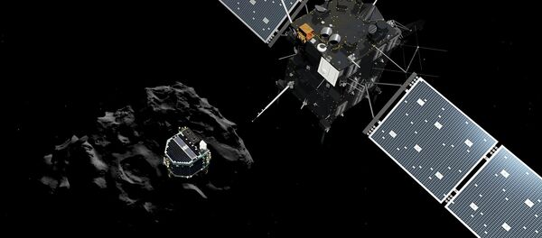 Touchdown! Rosetta Mission Philae Lands on Comet - Sputnik International