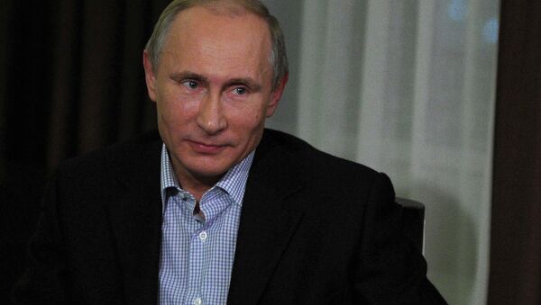 Vladimir Putin gives interview to German channel ARD. - Sputnik International
