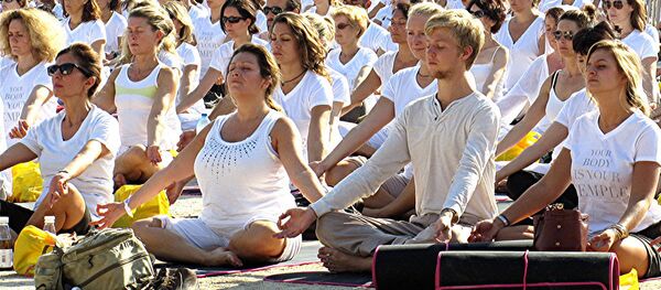 At least 130 countries have supported the UN draft resolution for creating International Yoga Day. At least 130 countries have supported the UN draft resolution for creating International Yoga Day. - Sputnik International