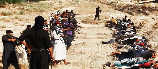Mass execution by fighters of ISIS in Iraq - Sputnik International