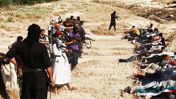 Mass execution by fighters of ISIS in Iraq - Sputnik International
