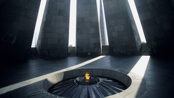 Armenia,Yerevan, interior of the Armenian Genocide Monument - Sputnik International