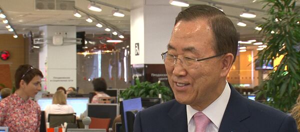 UN Secretary-General Ban Ki-moon thanked Saudi Arabia on Wednesday for giving more than $100 million to the World Food Program. - Sputnik International