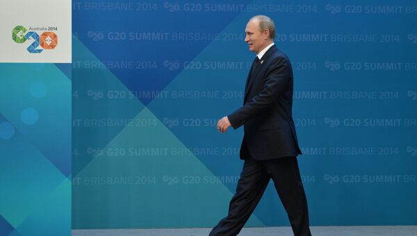 Kremlin’s spokesperson Dmitry Peskov denied information that earlier appeared in Western media, which said that Russian President Vladimir Putin can leave the G20 summit early due to talks over Ukrainian crisis. - Sputnik International