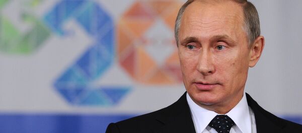 Russian President Vladimir Putin during a meeting with Matteo Renzi, Chairman of the Council of Ministers of the Republic of Italy - Sputnik International