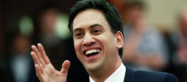 Labour party leader Ed Miliband Labour party leader Ed Miliband - Sputnik International