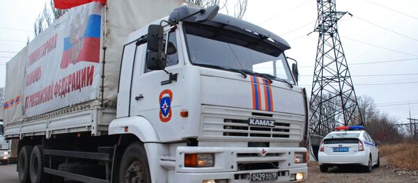 Presents for Orthodox Christmas for eastern Ukrainian children will be delivered by Russia's 11th humanitarian convoy to the region Presents for Orthodox Christmas for eastern Ukrainian children will be delivered by Russia's 11th humanitarian convoy to the region - Sputnik International