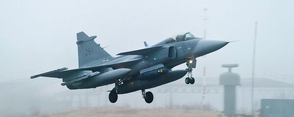 Swedish Air Force's JAS 39 Gripen jet fighter aircraft - Sputnik International