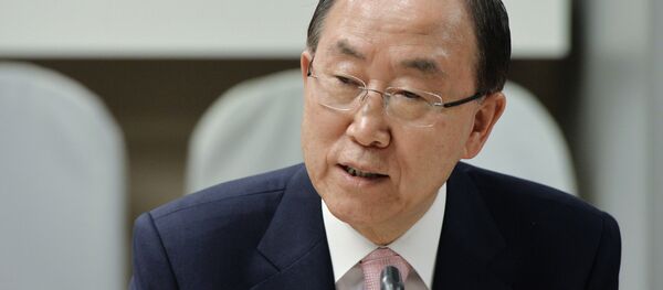 UN Secretary-General Ban Ki-moon saluted Tunisian people after elections held on October, 26. UN Secretary-General Ban Ki-moon saluted Tunisian people after elections held on October, 26. - Sputnik International