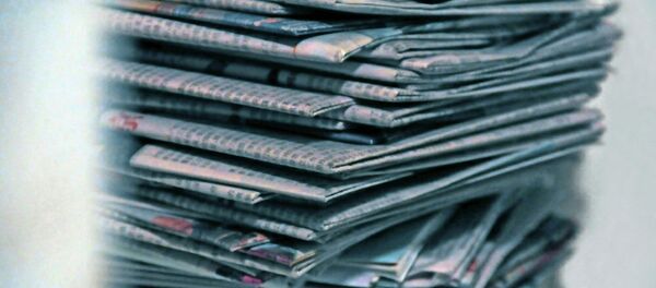 Old newspapers on a pile - Sputnik International