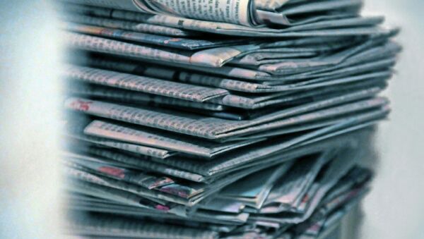 Old newspapers on a pile - Sputnik International