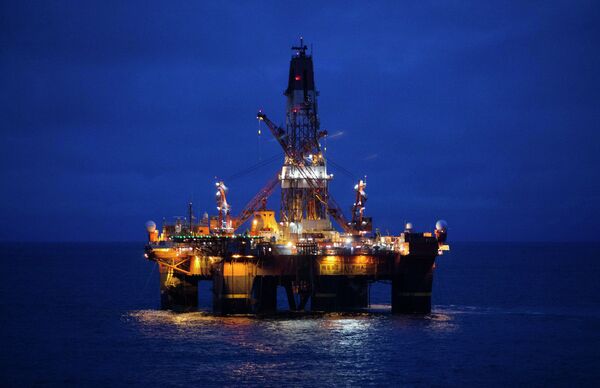Russian Arctic oil drilling platform. Russian Arctic oil drilling platform. - Sputnik International