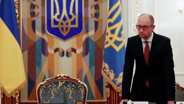 Ukraine's Prime Minister Arseny Yatsenyuk - Sputnik International