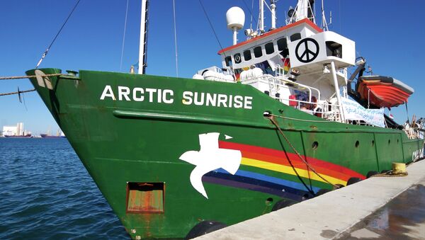 The Spanish government has seized the Arctic Sunrise vessel of Greenpeace at the Arrecife port of the island of Lanzarote - Sputnik International