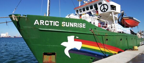 The Spanish government has seized the Arctic Sunrise vessel of Greenpeace at the Arrecife port of the island of Lanzarote The Spanish government has seized the Arctic Sunrise vessel of Greenpeace at the Arrecife port of the island of Lanzarote - Sputnik International