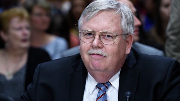John Tefft of Va., arrives to testify before the Senate Foreign Relations Committee on Capitol Hill in Washington, Tuesday, July 29, 2014, to be the new U.S. Ambassador to Russia - Sputnik International