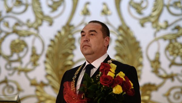 Igor Plotnitsky inaugurated official Head of Luhansk People's Republic - Sputnik International