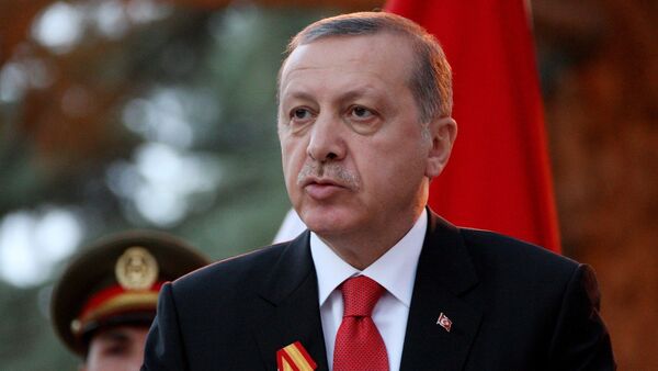 Turkish President Recep Tayyip Erdogan attends a joint press conference - Sputnik International