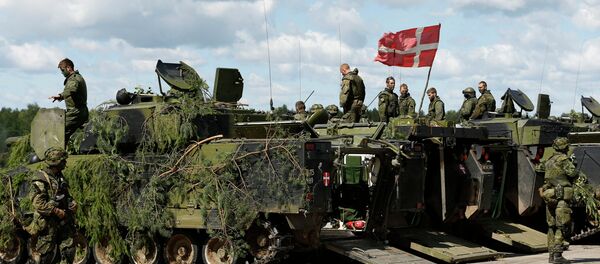 About 140 of the Danish military servicemen from an intelligence unit will take part in joint exercises with Lithuanian ground force military units - Sputnik International