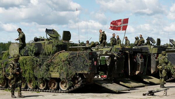 About 140 of the Danish military servicemen from an intelligence unit will take part in joint exercises with Lithuanian ground force military units - Sputnik International