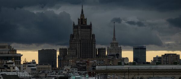 View of Russian Ministry of Foreign Affairs building, one of the Stalinist 'Seven Sisters' - Sputnik International