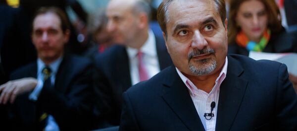 Hossein Mousavian, center, former spokesman of Iran’s nuclear diplomacy team for negotiations with the International Atomic Energy Agency Hossein Mousavian, center, former spokesman of Iran’s nuclear diplomacy team for negotiations with the International Atomic Energy Agency - Sputnik International